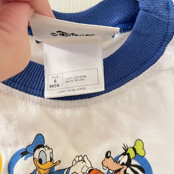 Vintage Walt Disney World 2000 Millennium Baby One Piece USA Size 6 Months - Picture 6 of 9